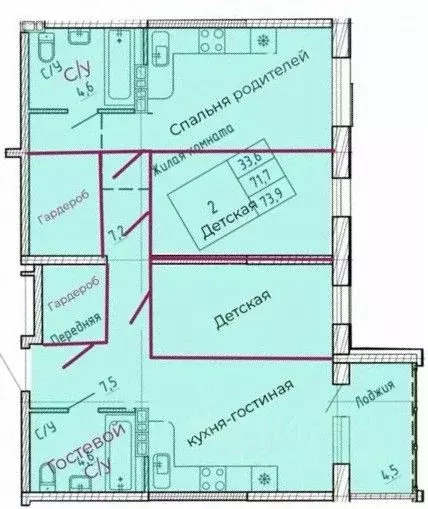 3-к кв. Приморский край, Артем  (72.6 м) - Фото 1