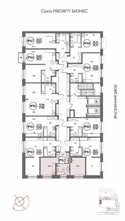 1-к кв. Иркутская область, Иркутск Макс жилой комплекс (31.16 м) - Фото 2