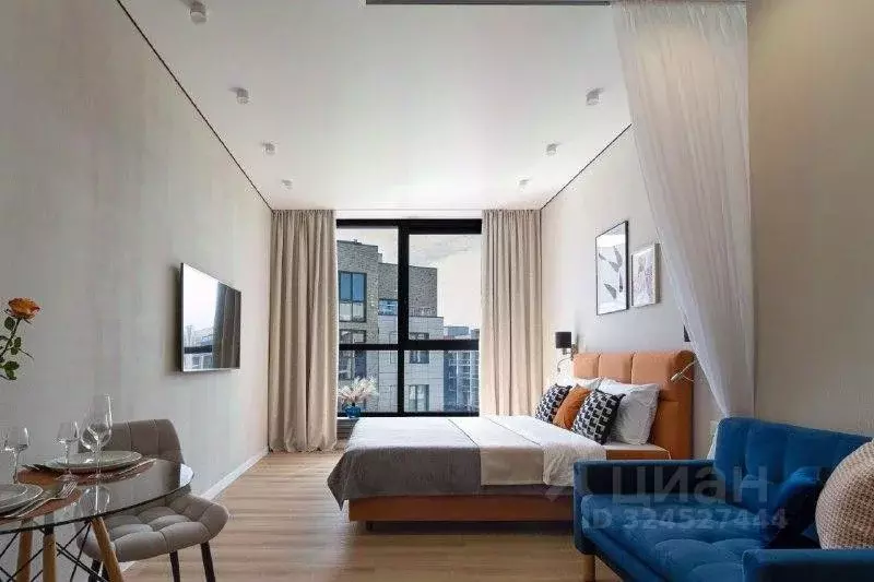 Студия Калининградская область, Зеленоградск ул. Гагарина, 87 (29.9 м) - Фото 1