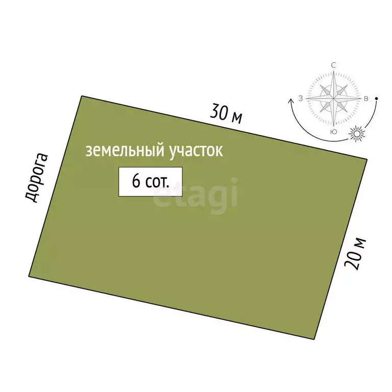 Участок в Первомайское сельское поселение, село Ключевое, Подгорная ... - Фото 0