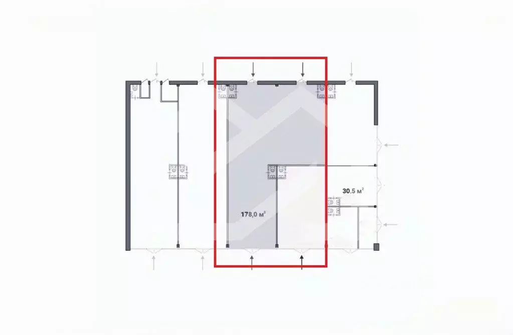 Помещение свободного назначения в Москва Тушинская ул., 24С15 (178 м) - Фото 2