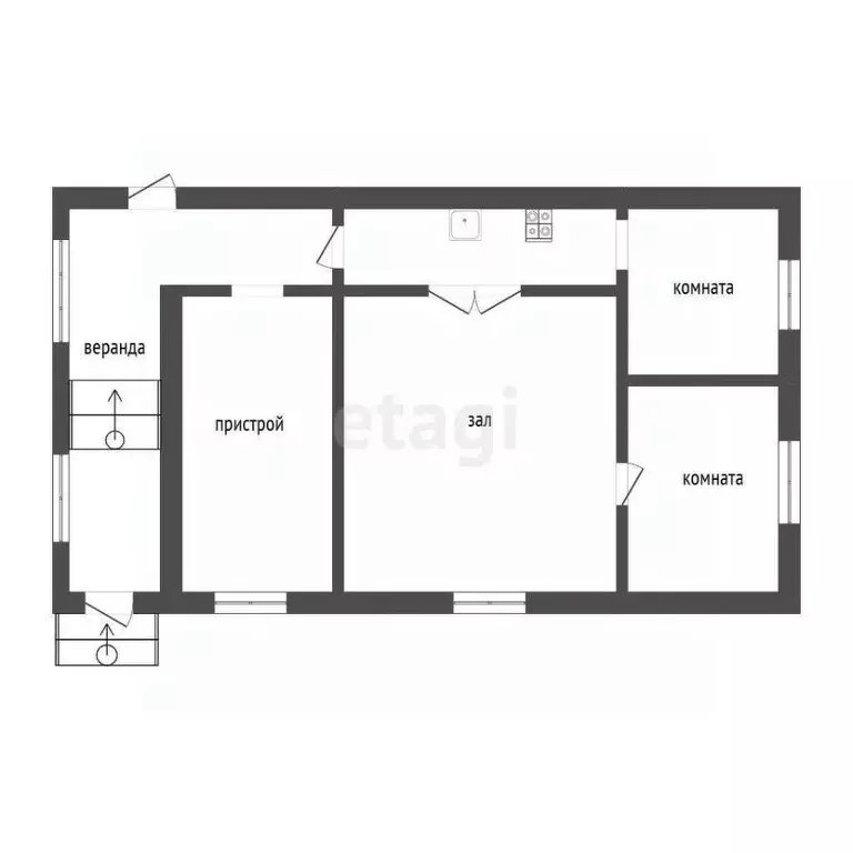 Дом в Свердловская область, Тугулымский муниципальный округ, д. ... - Фото 2