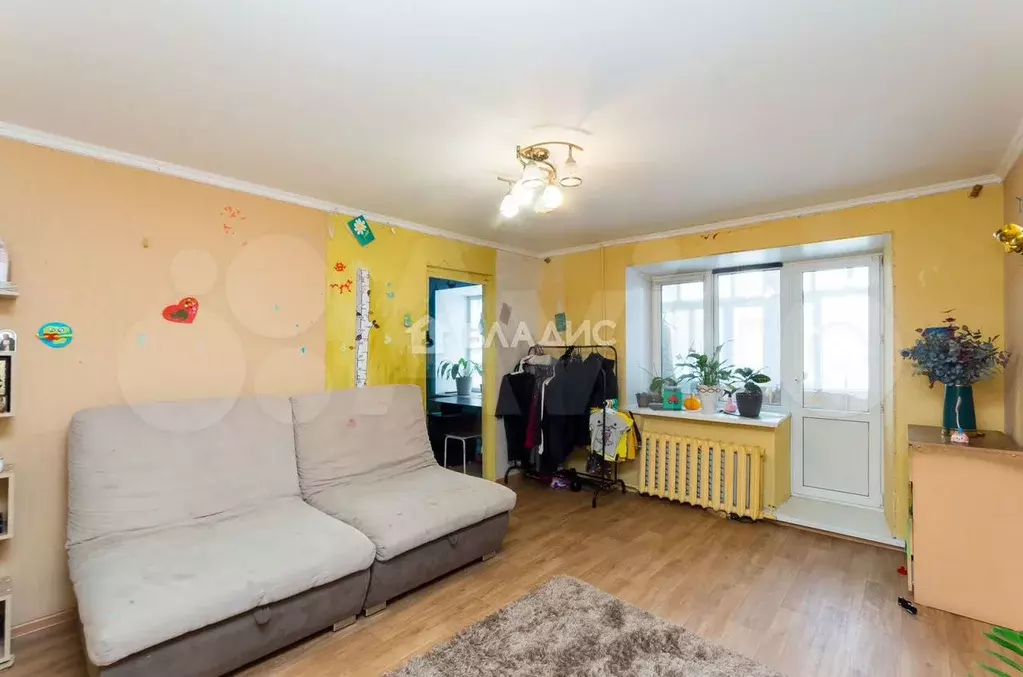 3-к. квартира, 59,9 м, 2/5 эт. - Фото 1