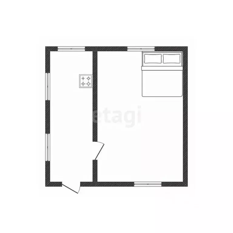 Дом в Смоленская область, Смоленск Березка СНТ, 24 (48 м) - Фото 2