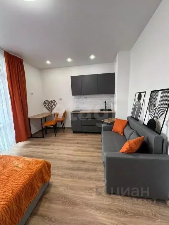 Студия Свердловская область, Екатеринбург ул. Крауля, 107/2 (22.0 м) - Фото 1