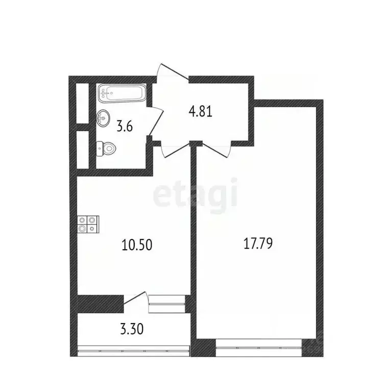 1-к кв. Московская область, Котельники ул. Строителей, 5 (60.0 м) - Фото 1