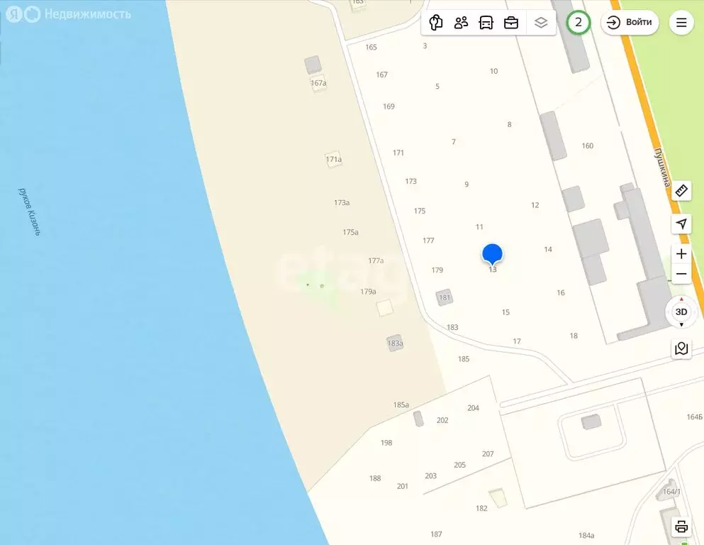 Участок в Камызяк, Интернациональная (8 м) - Фото 2