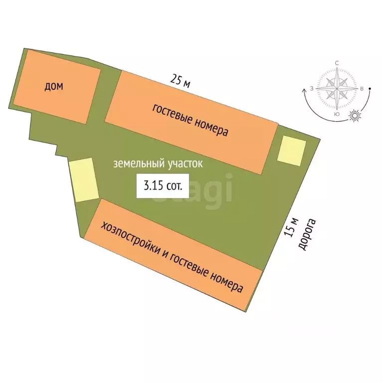 Дом в Крым, Судак ул. Партизанская (45 м) - Фото 2