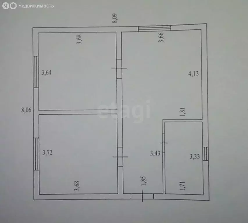 Дом в станица Саратовская, Ягодная улица (57.4 м) - Фото 2