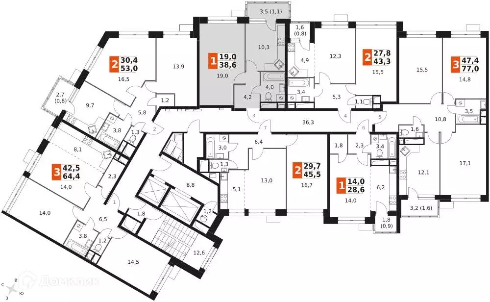 Продаётся 1-к квартира, 38.6 м - Фото 0