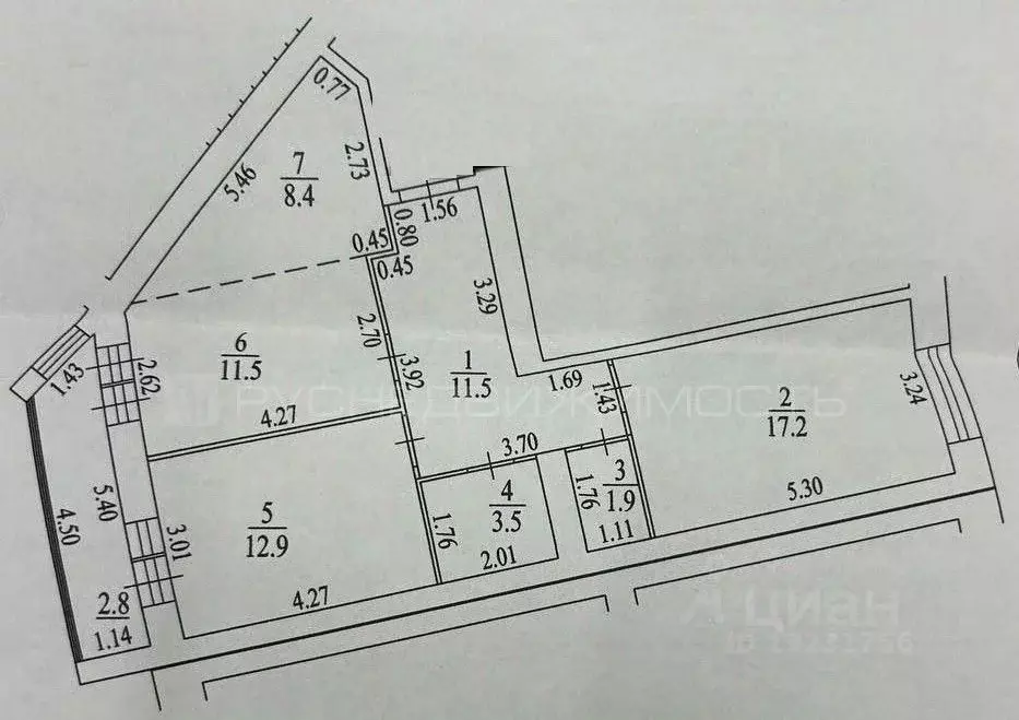 3-к кв. Кировская область, Киров ул. Капитана Дорофеева, 26 (69.7 м) - Фото 1