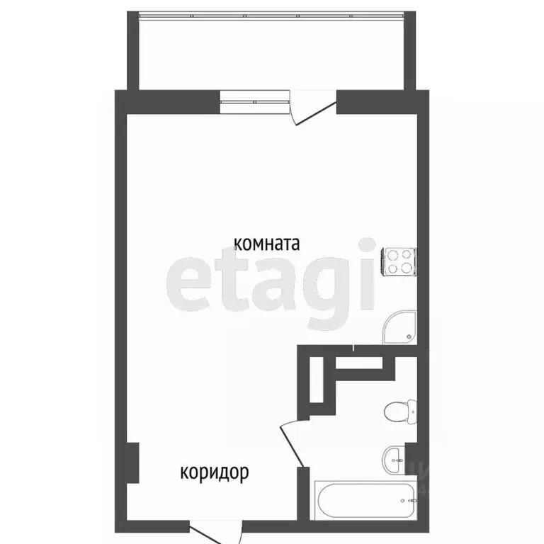 Студия Челябинская область, Челябинск ул. Братьев Кашириных, 131 (25.0 ... - Фото 2