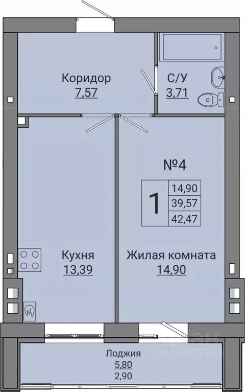 1-к кв. Волгоградская область, Волгоград Долина-2 жилрайон, Лес кв-л,  ... - Фото 0