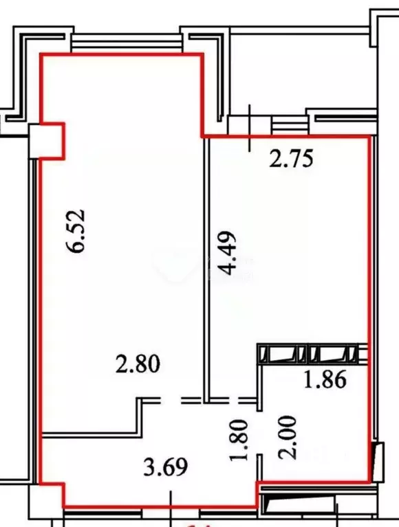 1-к кв. Волгоградская область, Волгоград Ангарская ул., 9Г (37.3 м) - Фото 2