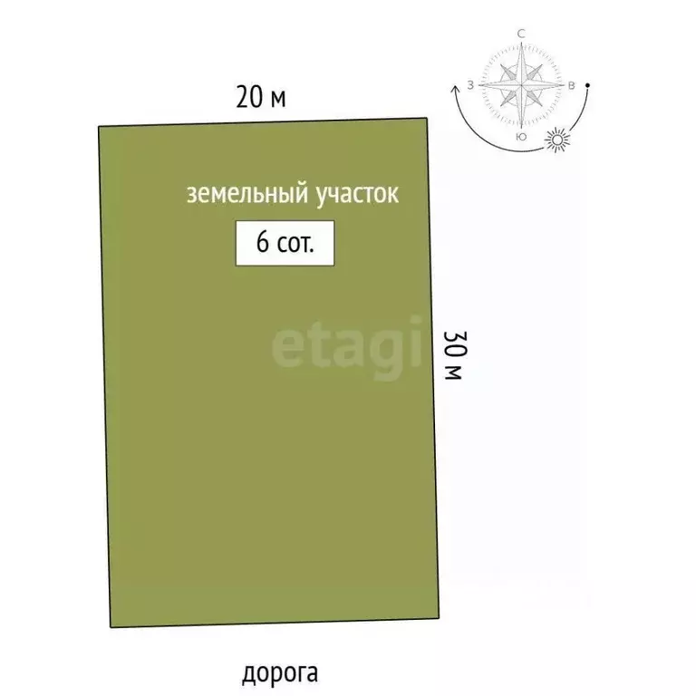 Участок в Ростовская область, Аксайский район, Мишкинское с/пос, Киров ... - Фото 2