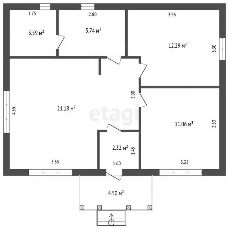 Дом в Московская область, Клин городской округ, пос. Раздолье 16 (56 ... - Фото 2