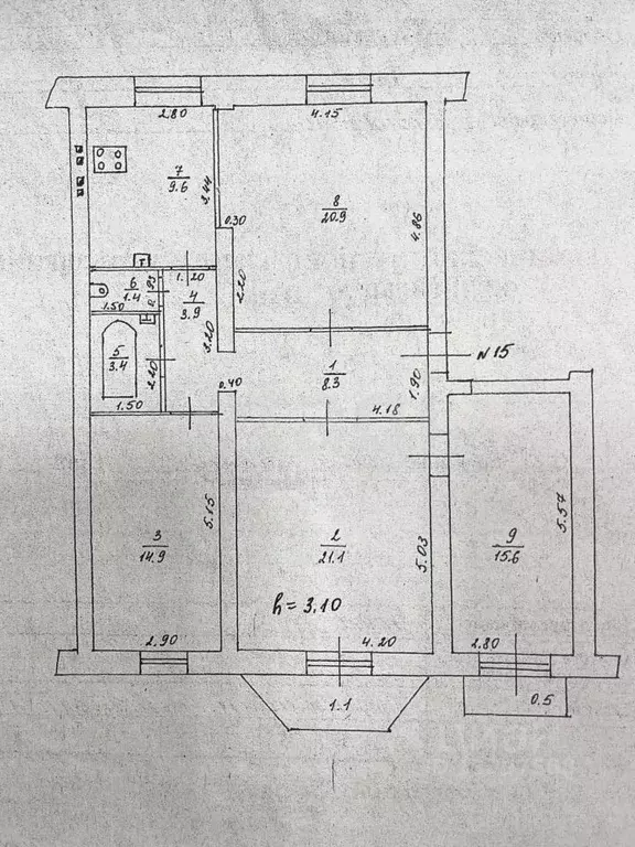 4-к кв. Тверская область, Тверь ул. Тамары Ильиной, 23 (100.0 м) - Фото 2