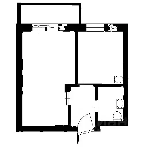 1-к кв. Санкт-Петербург Парашютная ул., 42к1 (33.7 м) - Фото 2
