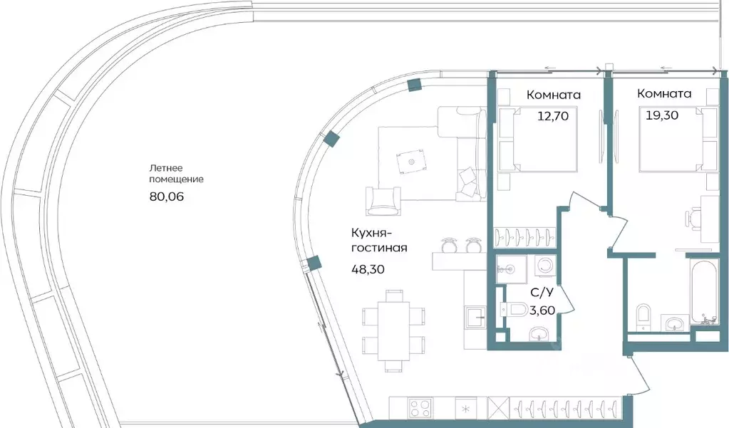 3-к кв. Крым, Саки ул. Морская (163.96 м) - Фото 0