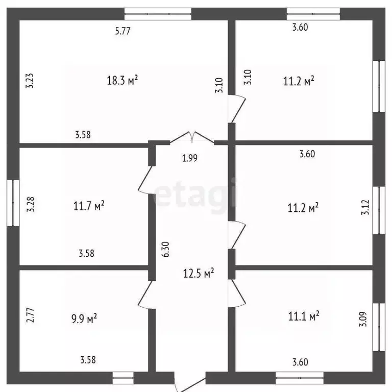 Дом в Тюменская область, Тюмень Луч СНТ, ул. Тупиковая (171 м) - Фото 2