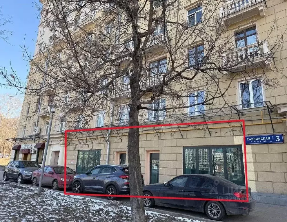 Помещение свободного назначения в Москва Саввинская наб., 3 (755 м) - Фото 1