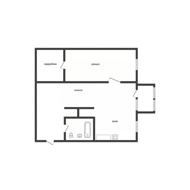 2-к кв. Алтайский край, Бийск ул. Михаила Ломоносова, 1/2 (45.0 м) - Фото 2