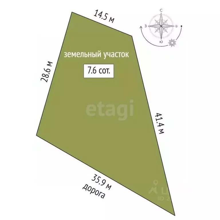 Участок в Калининградская область, Зеленоградский муниципальный округ, ... - Фото 2