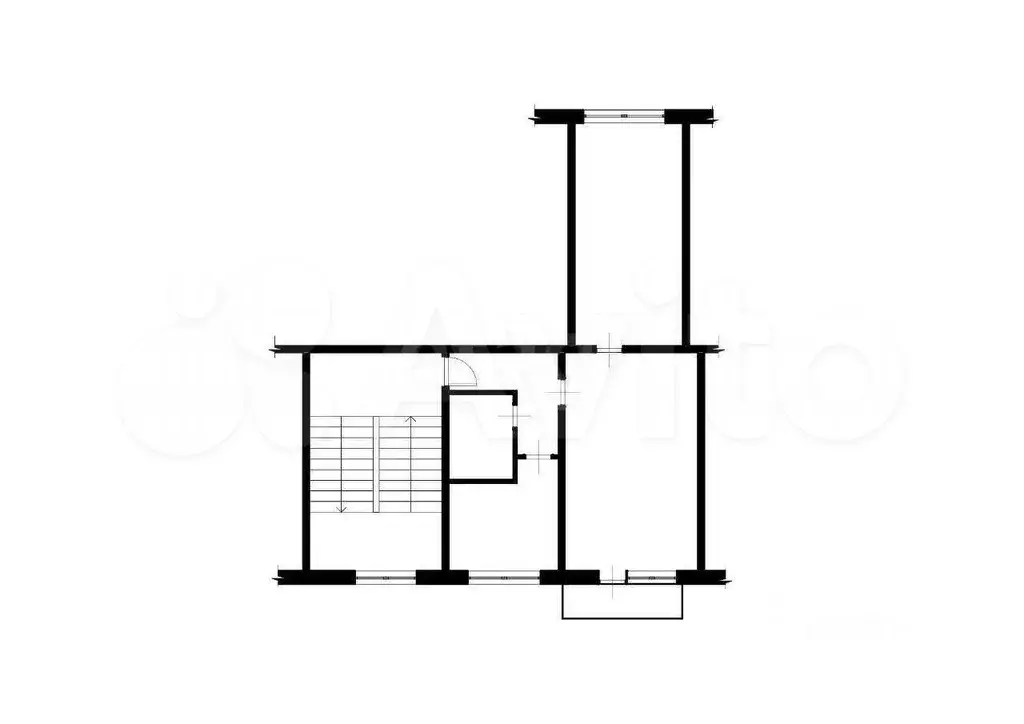 2-к. квартира, 45 м, 2/5 эт. - Фото 0