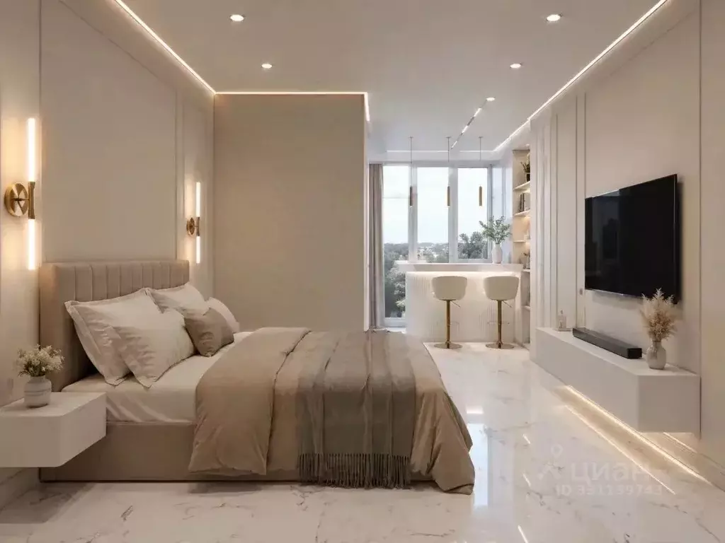 Студия Краснодарский край, Геленджик Крымская ул., 22к13 (27.0 м) - Фото 1