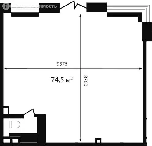 Офис (74.5 м) - Фото 0