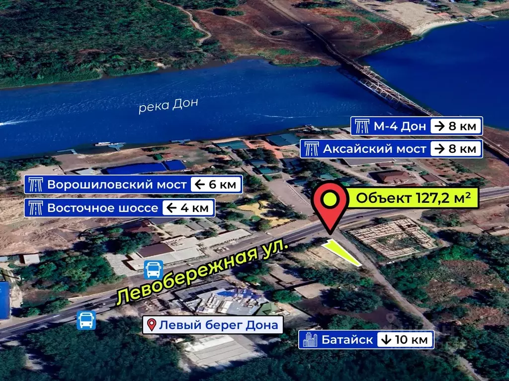 Склад в Ростовская область, Ростов-на-Дону Левобережная ул., 26/28 ... - Фото 2