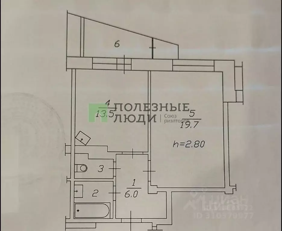 1-к кв. Красноярский край, Красноярск ул. Весны, 25 (44.3 м) - Фото 2