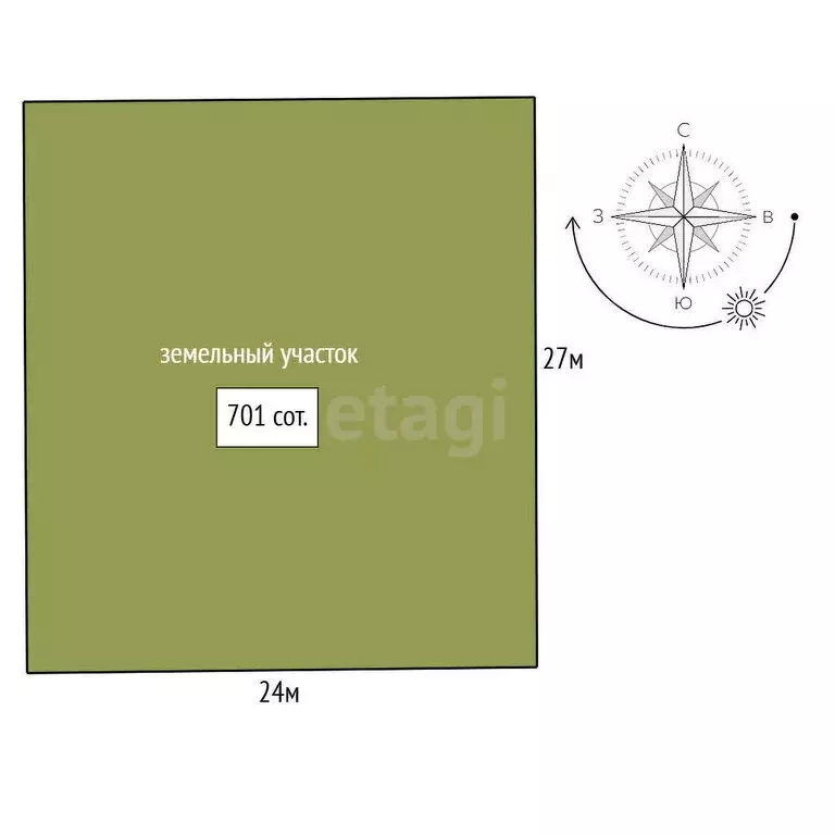 Участок в Колтушское городское поселение, КП Солнечная поляна (7.01 м) - Фото 2