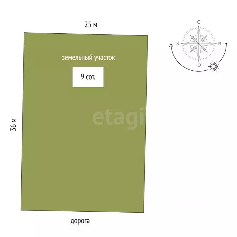 Участок в Тюменская область, Нижнетавдинский муниципальный округ, ... - Фото 0