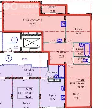 2-комнатная квартира: Ярославль, Брагинская улица, 18к2 (70 м) - Фото 0