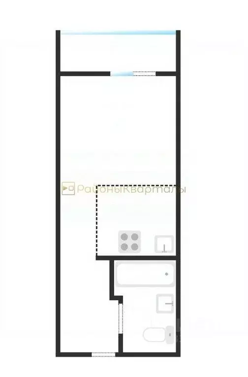 Студия Новосибирская область, Новосибирск ул. Твардовского, 22/3 (19.8 ... - Фото 2