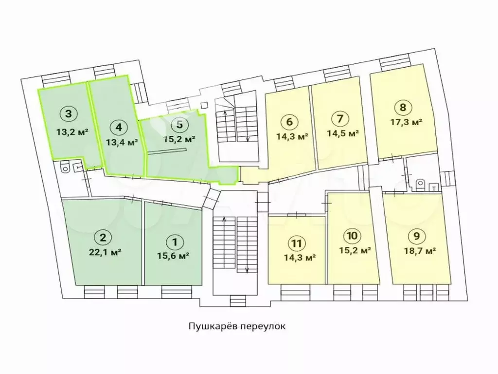 Продам помещение свободного назначения, 15.2 м - Фото 1