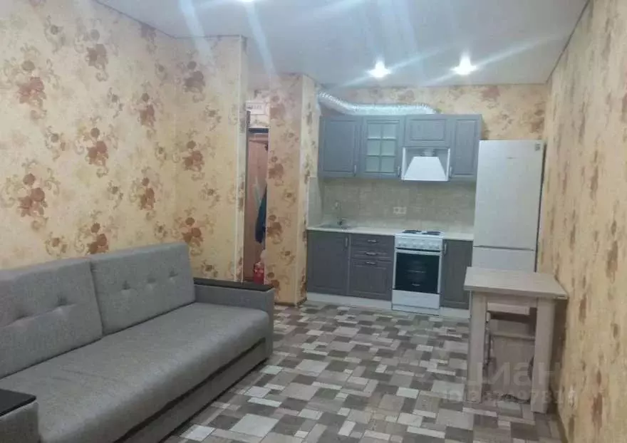 Студия Тюменская область, Тюмень ул. Стройотрядовская, 12 (27.0 м) - Фото 1