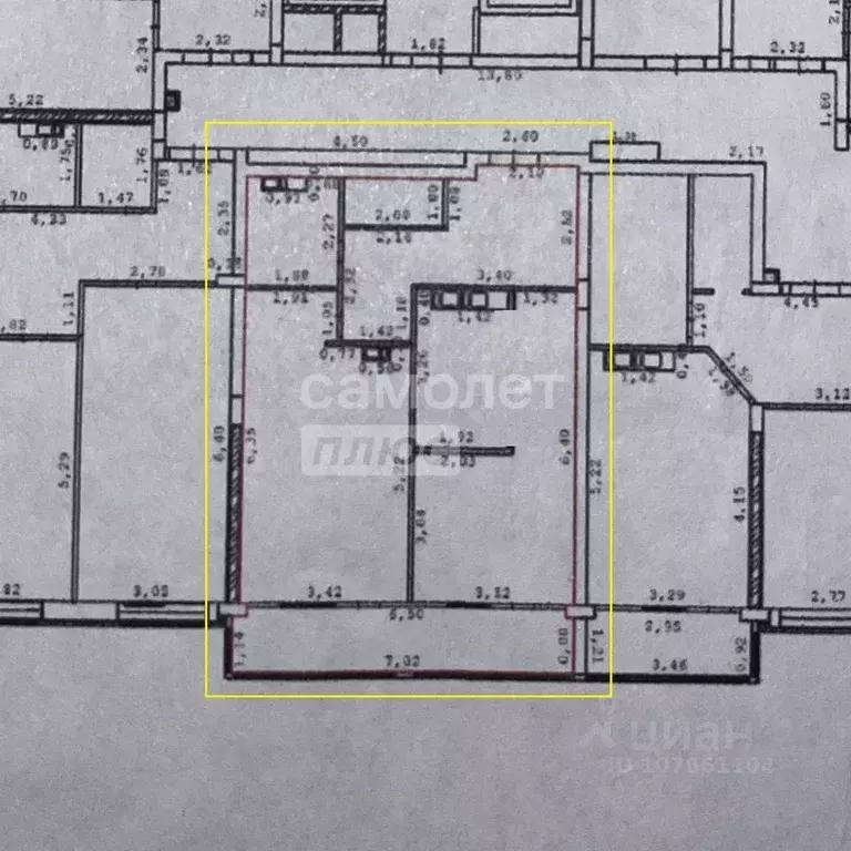 2-к кв. Липецкая область, Липецк ул. Хренникова, 7 (57.0 м) - Фото 2