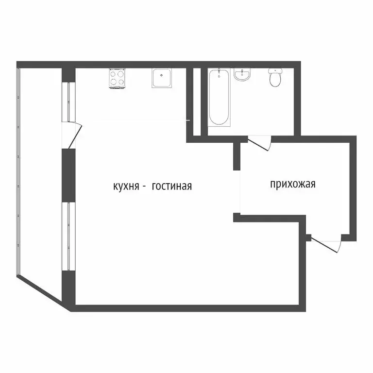 1-комнатная квартира: Абакан, проспект Дружбы Народов, 39 (37.5 м) - Фото 0