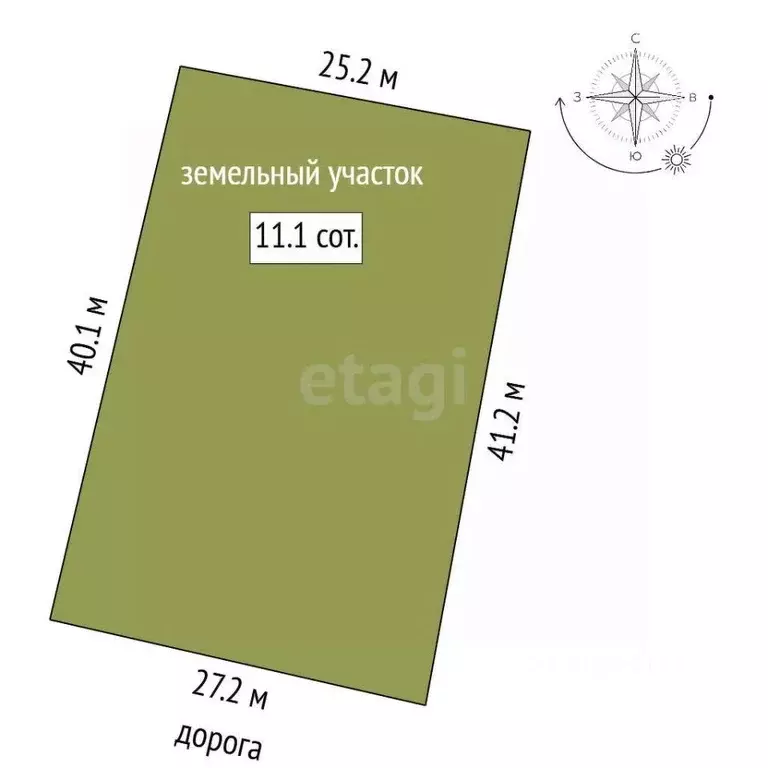 Участок в Краснодарский край, Краснодар Центральный мкр, ул. Имени ... - Фото 1