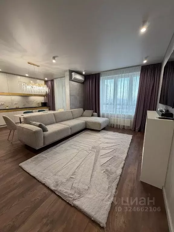 3-к кв. Ростовская область, Ростов-на-Дону ул. Мечникова, 110с2 (83.0 ... - Фото 1