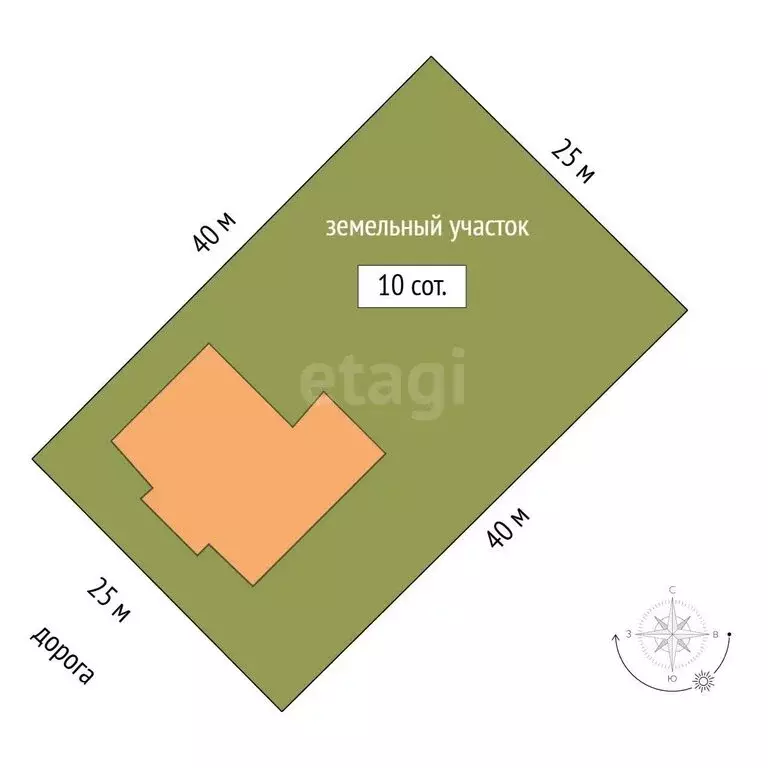 Дом в село Надеждино, КП Зелёный берег, Кленовая улица (148 м) - Фото 1