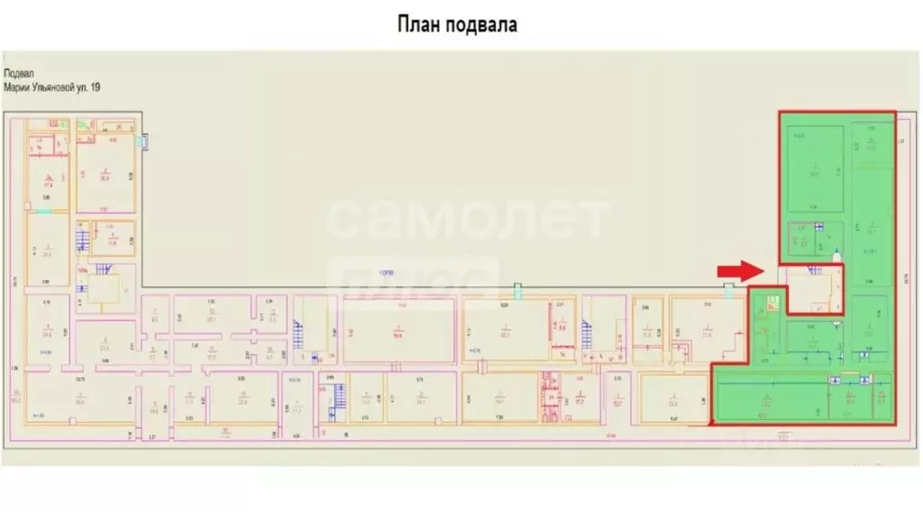 Помещение свободного назначения в Москва ул. Марии Ульяновой, 19 (220 ... - Фото 2