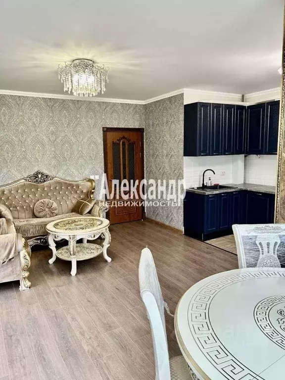 2-к кв. Ленинградская область, Всеволожск просп. Большой, 31к5 (70.8 ... - Фото 2