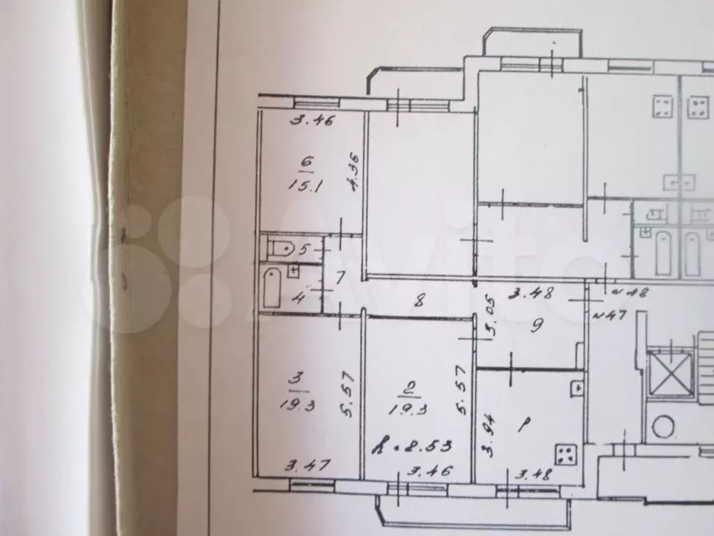 3-к. квартира, 91 м, 3/10 эт. - Фото 0