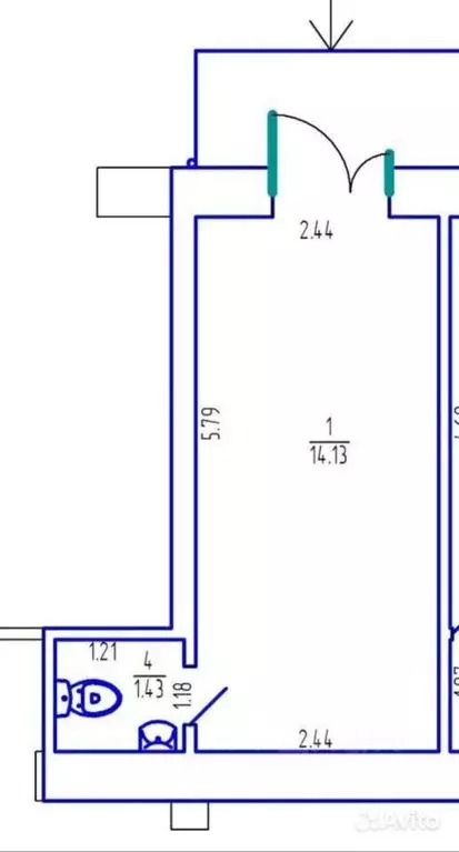 Торговая площадь в Мордовия, Саранск Пролетарская ул., 38 (16 м) - Фото 1