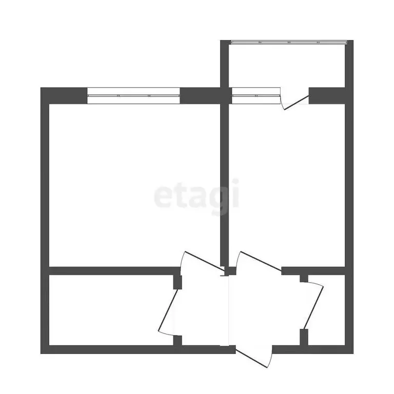 1-комнатная квартира: Кемерово, проспект Шахтёров, 72 (38 м) - Фото 1