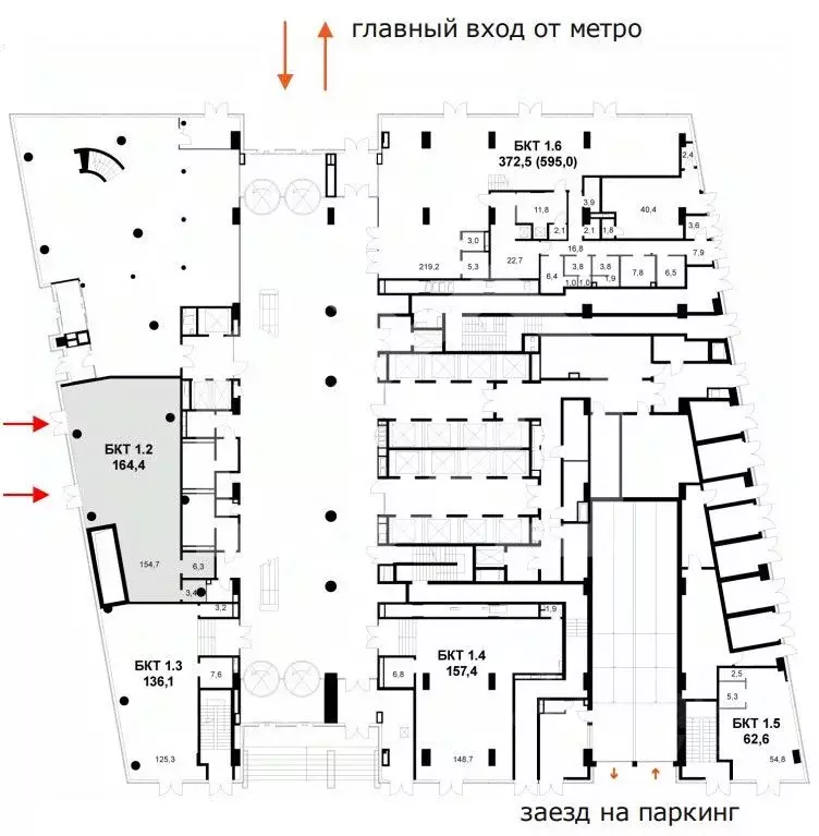 Торговая площадь в Москва ул. Шеногина, вл2/11 (164 м) - Фото 1