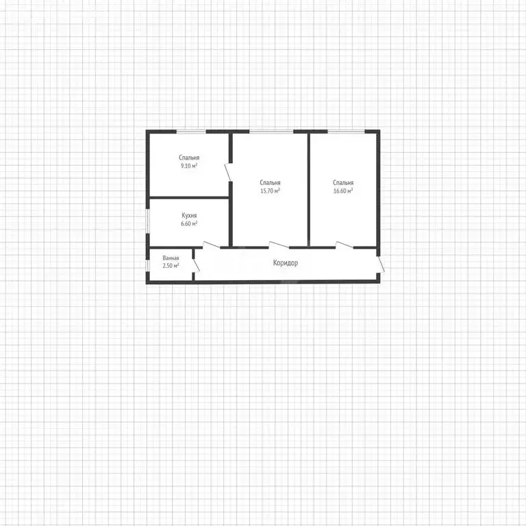 3-комнатная квартира: станица Холмская, Лесная улица, 7Б (86 м) - Фото 1